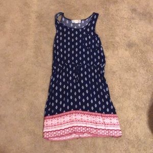 Cute navy printed dress
